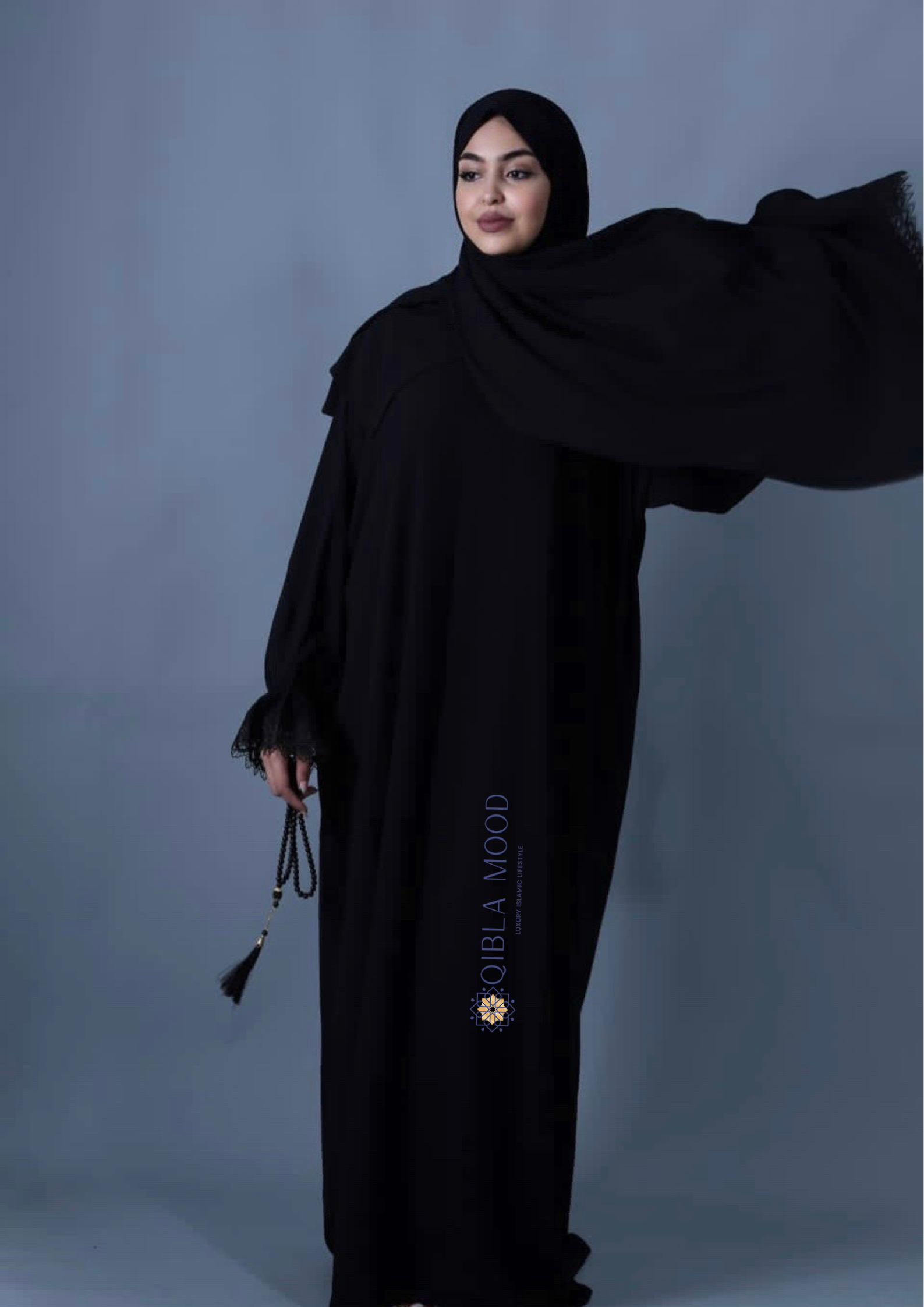 ALHAMBRA DENTELLE CRÊPE NOIRE