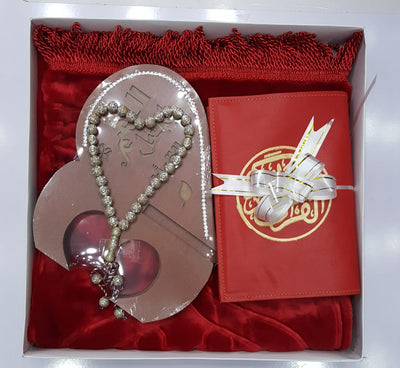 Pack sajadah+ quraan+ masnad+ tasbih
