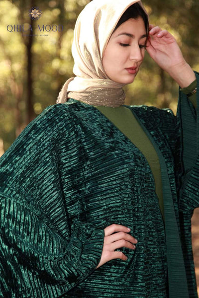 BALQIS VELOURS PLISSE