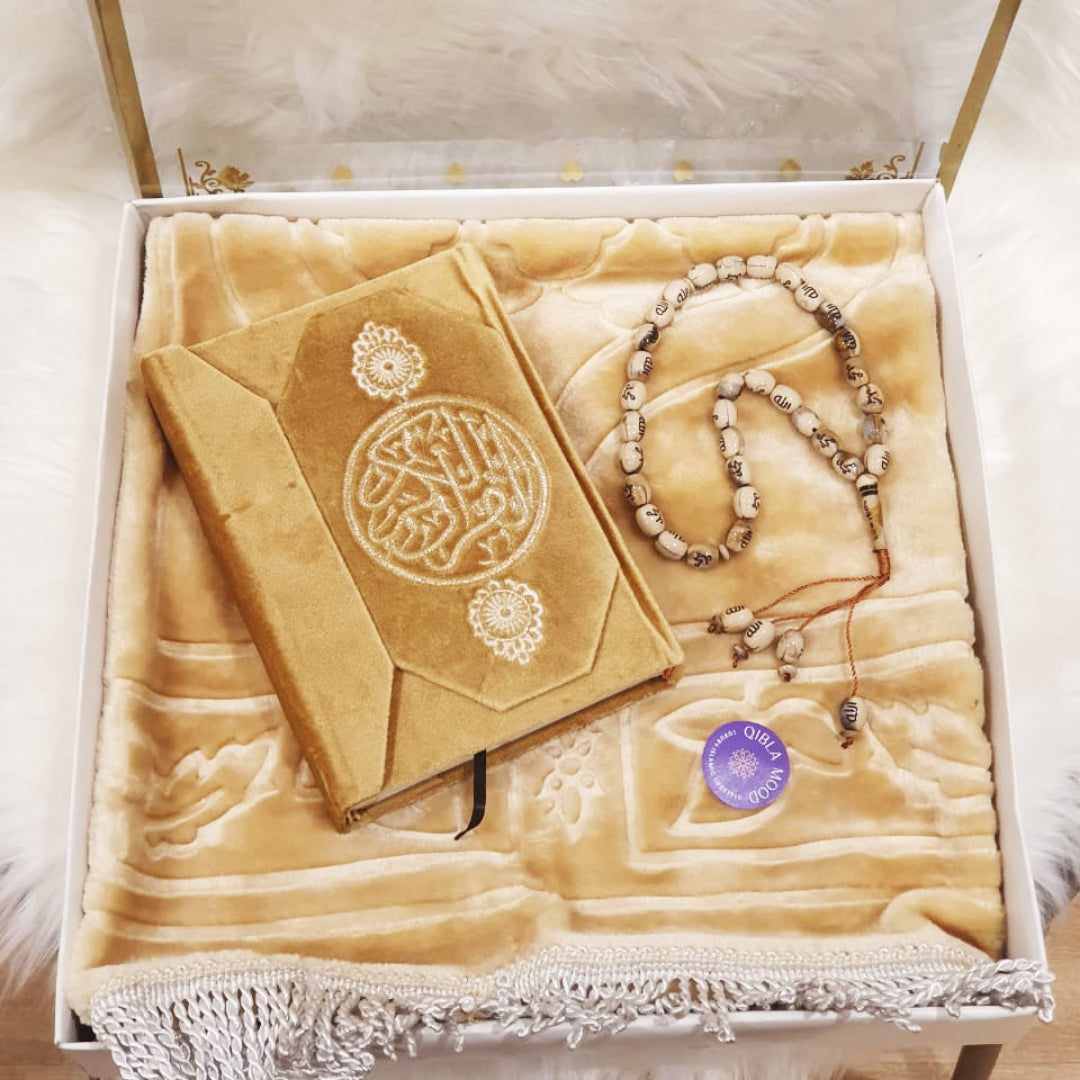 باك الهداية (سجادة +تسبيح + قرآن ) COFFRET ALHIDAYA