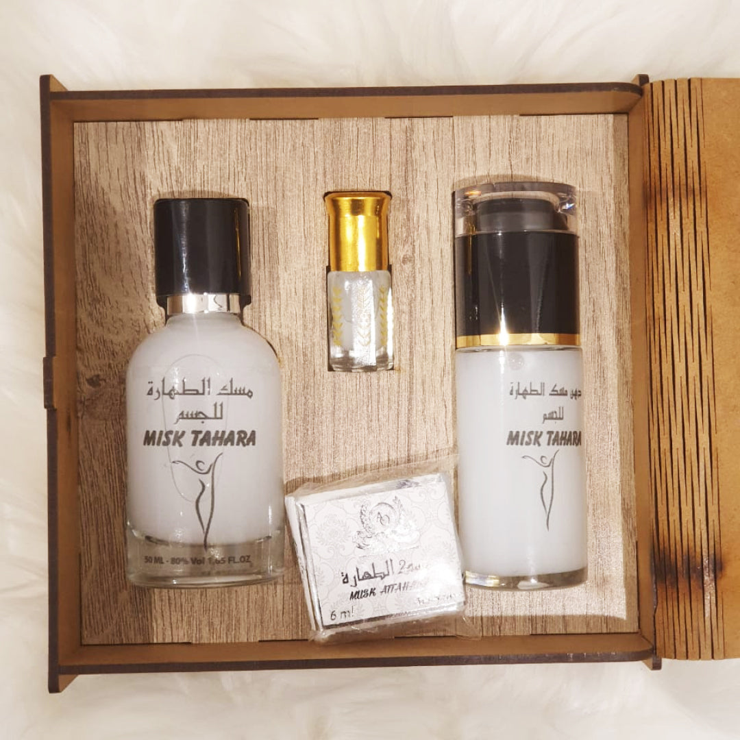 Musk attahara طقم مسك الطهارة الابيض الأصلي